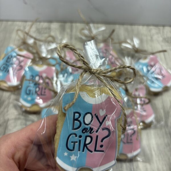 Маслени бисквити за разкриване на пол на бебе