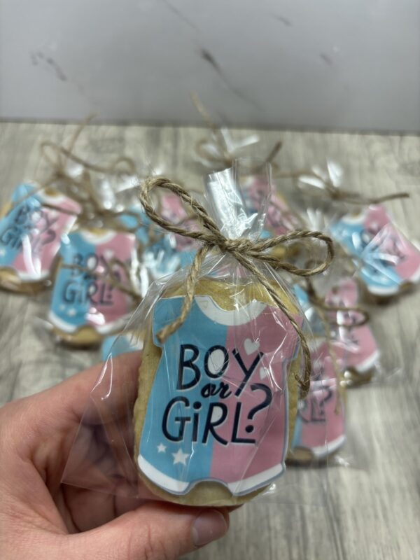 Маслени бисквити за разкриване на пол на бебе