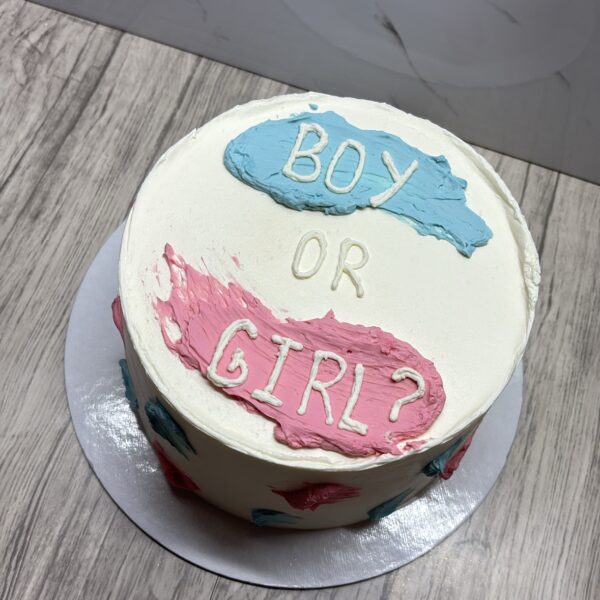 ГОЛЯМА ТОРТА РАЗКРИВАНЕ НА ПОЛ НА БЕБЕ