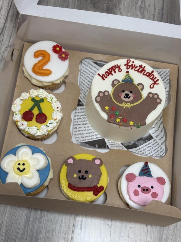 IMG-202a6da1eb9379cfe918b13bf163e2cb-V БЕНТО ТОРТА С 5 МЪФИНА