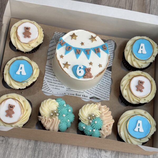 БЕНТО ТОРТА С 8 МЪФИНА