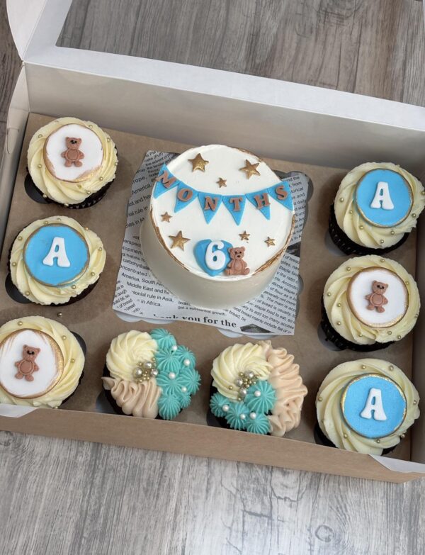 БЕНТО ТОРТА С 8 МЪФИНА