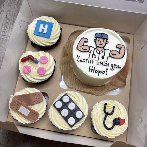 IMG-915c1c7c6dc46e1a96345f40193560f5-V БЕНТО ТОРТА С 5 МЪФИНА